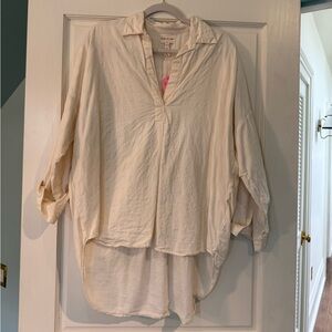Oversized Ivory Tunic